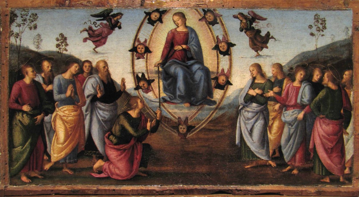 法诺祭坛的铁血战士面板，1497年 作者 拉斐尔（Raffaello Sanzio Raphael）