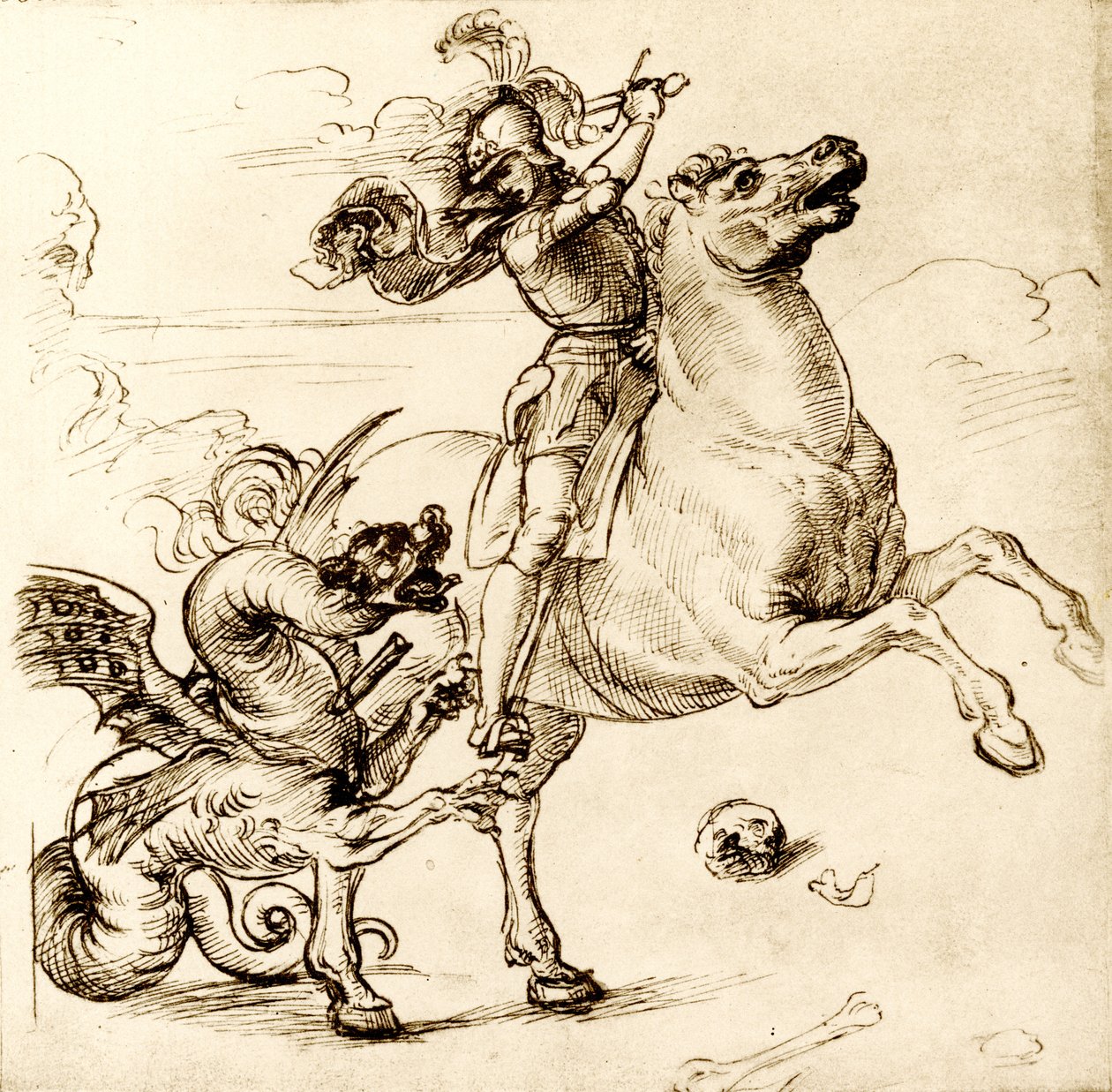 圣乔治用剑 作者 拉斐尔（Raffaello Sanzio Raphael）
