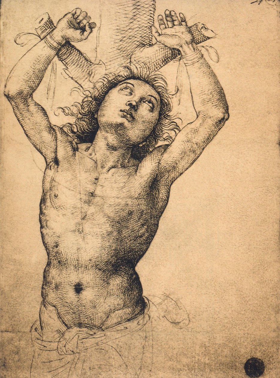 圣塞巴斯蒂安;拉斐尔画，Gallerie dellAccademia，威尼斯 作者 拉斐尔（Raffaello Sanzio Raphael）