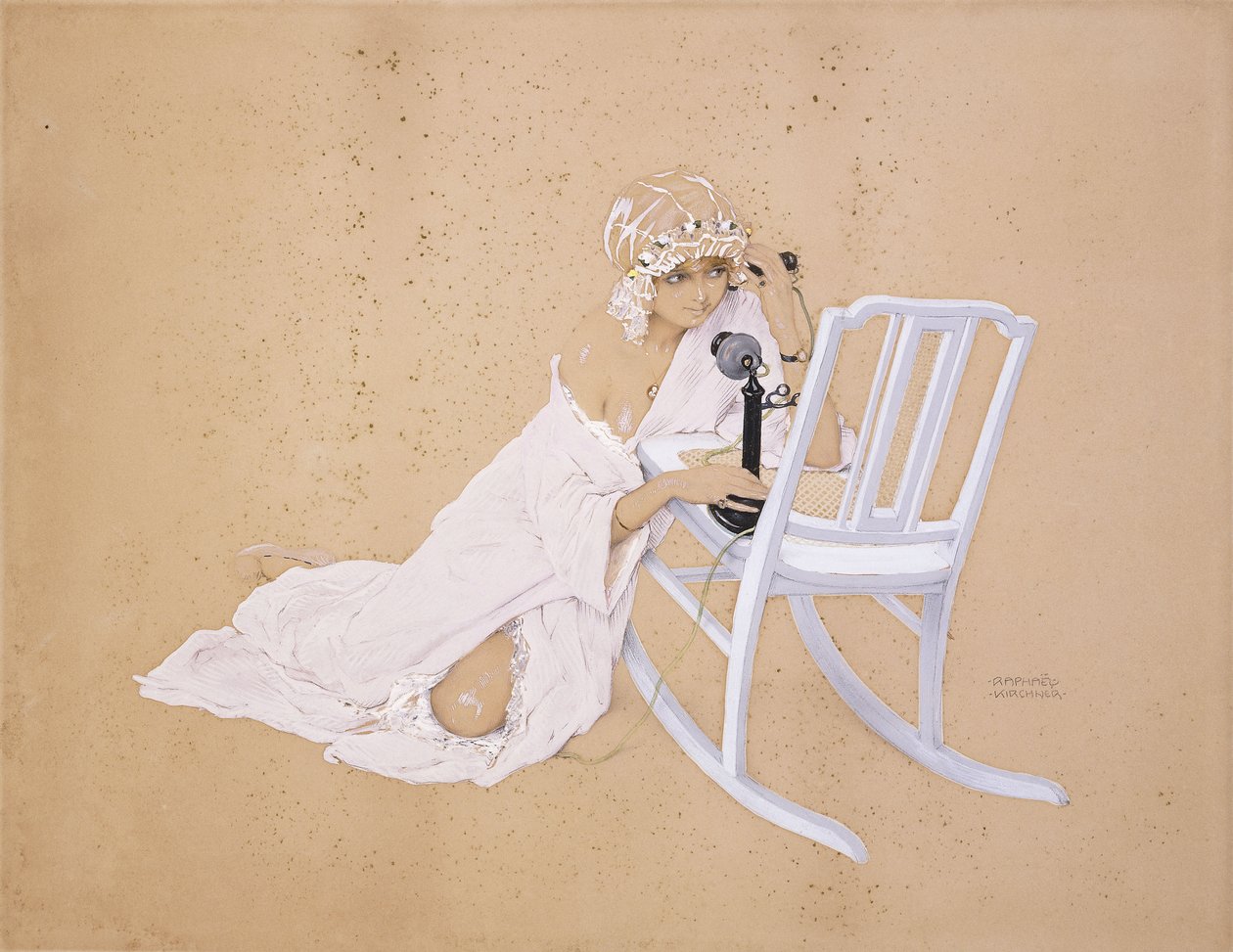 谈话， 作者 拉斐尔·基希纳（Raphael Kirchner）