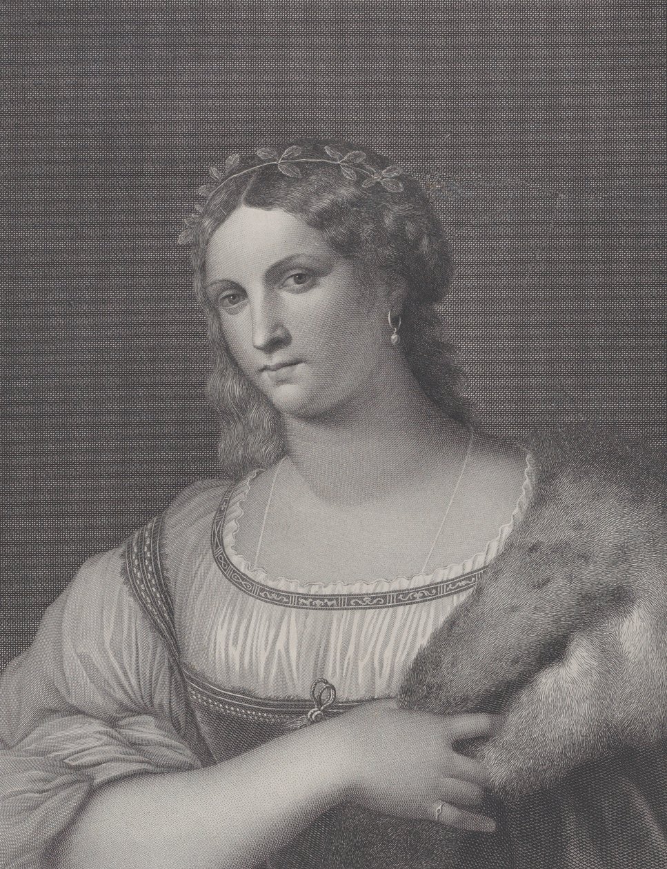 La Fornarina, 1814 作者 拉斐尔摩根