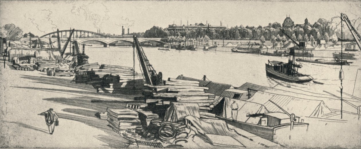 亨利四世港口，1915年 作者 雷蒙·雷·琼斯