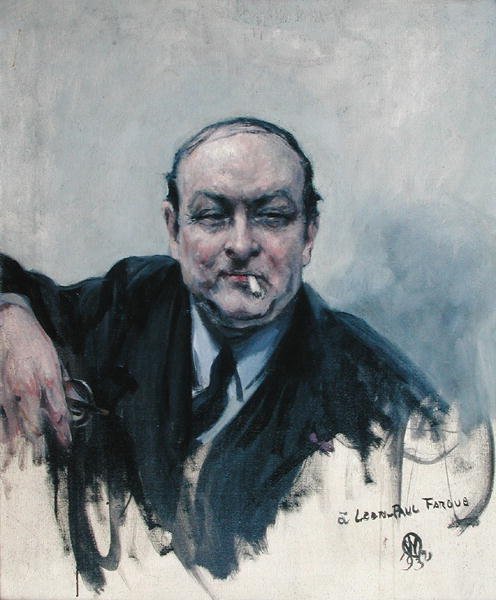 Leon-Paul Fargue (1876-1947) 1932 (oil on canvas) 作者 雷蒙德·伍格