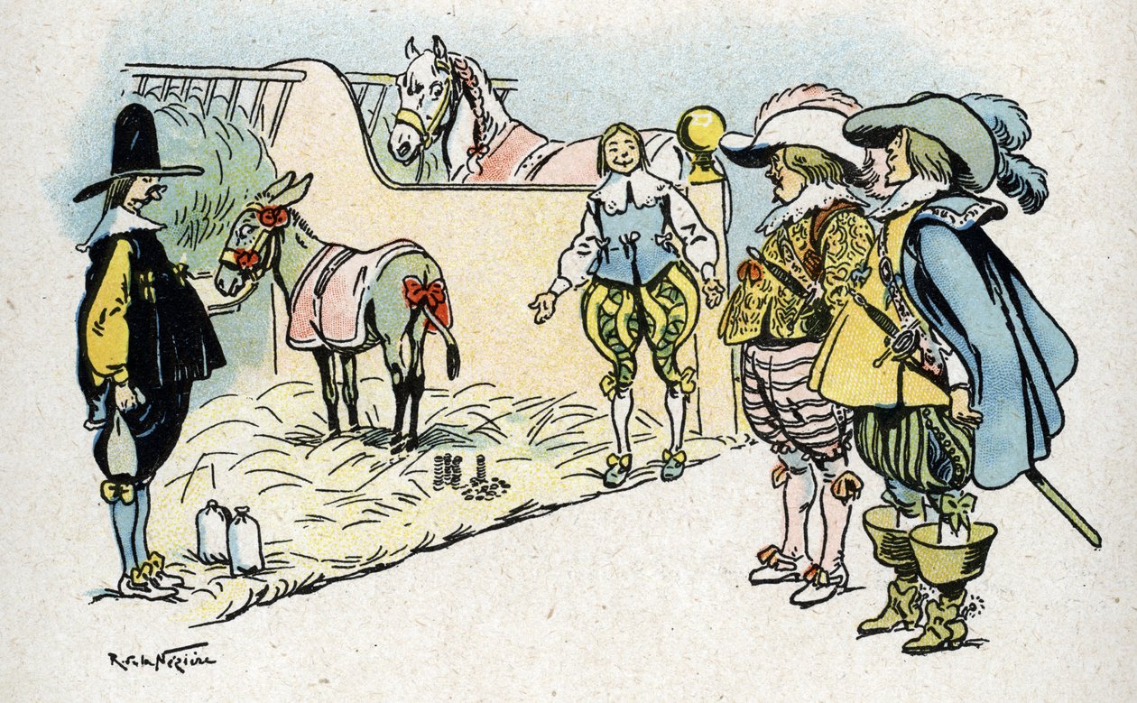 查尔斯-佩罗的《童话》插图 "Peau d