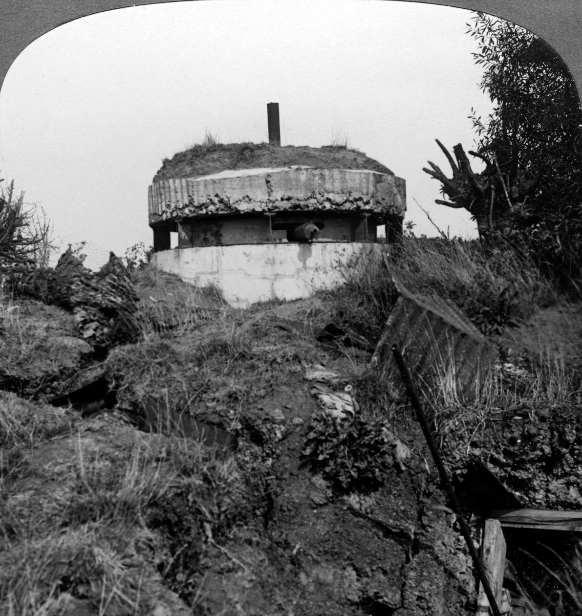 德国药盒，法国布勒库尔，第一次世界大战，1917年。 作者 现实旅行社