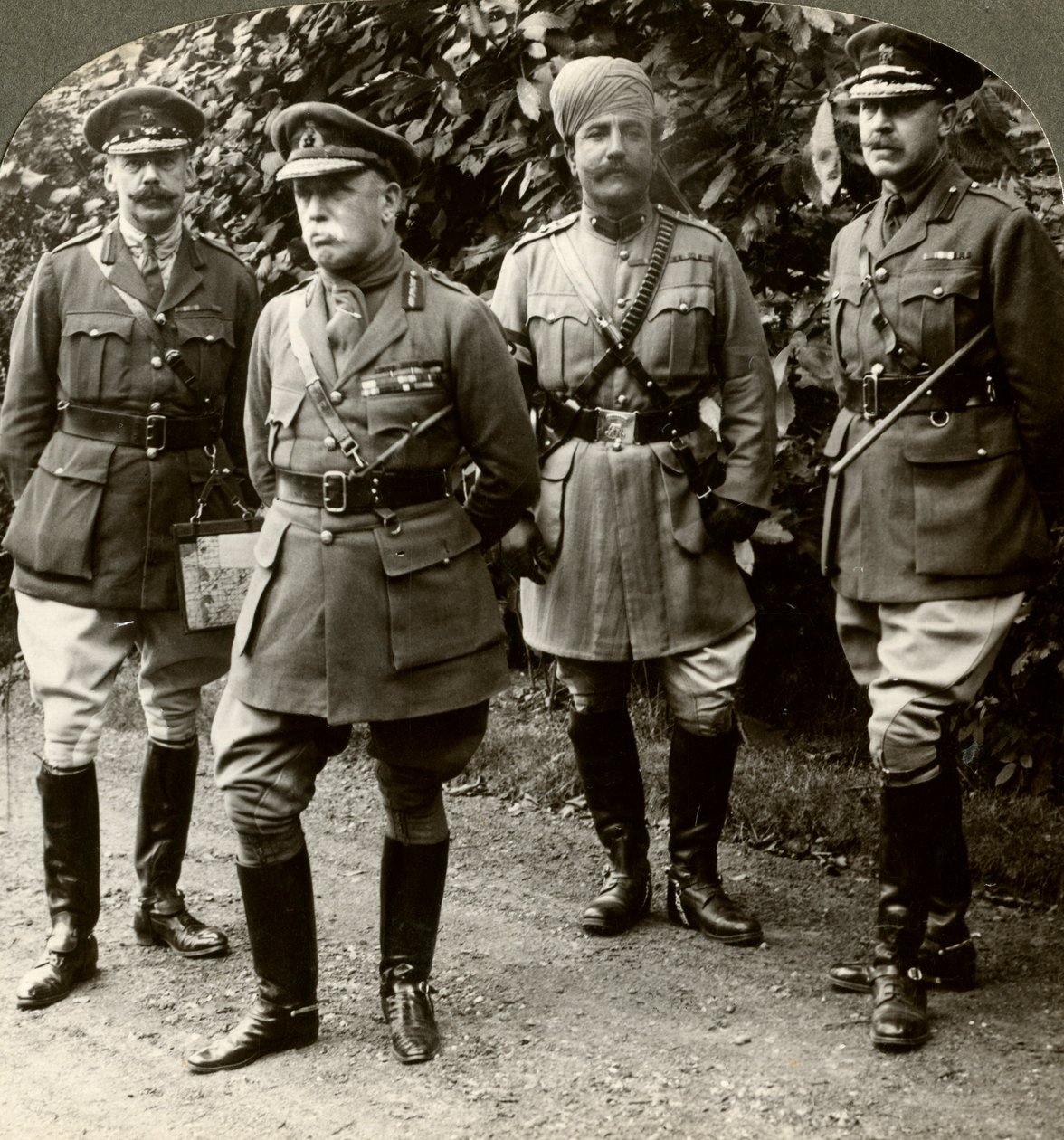 第一次世界大战，1914年至1915年，法国BEF总司令John French爵士。 作者 现实旅行社
