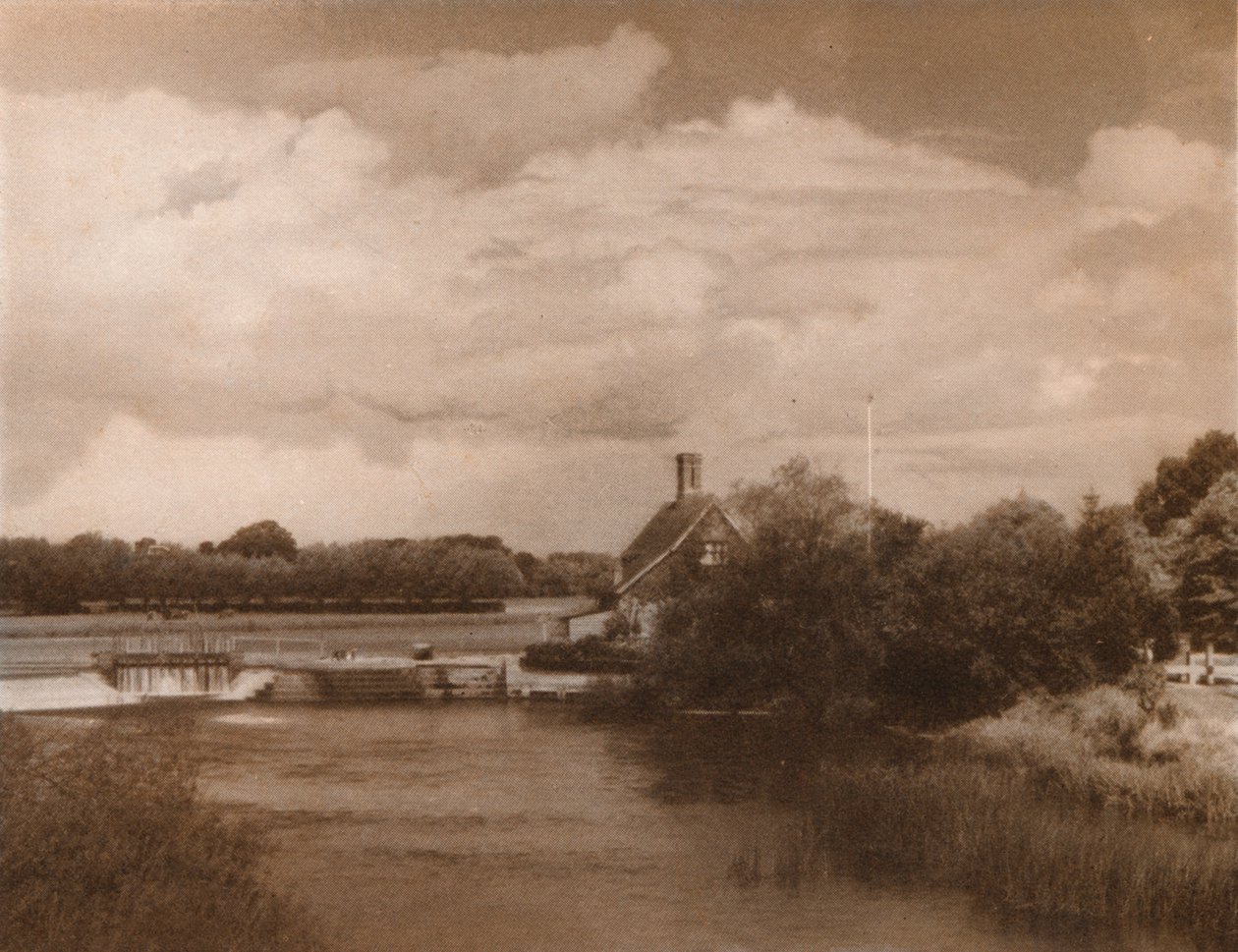 戈林·洛克（Goring Lock），c1927，1927年 作者 雷金纳德·贝尔菲尔德