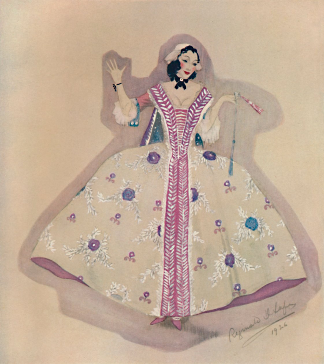 服装设计》，1926年，1927年 作者 雷金纳德·利夫