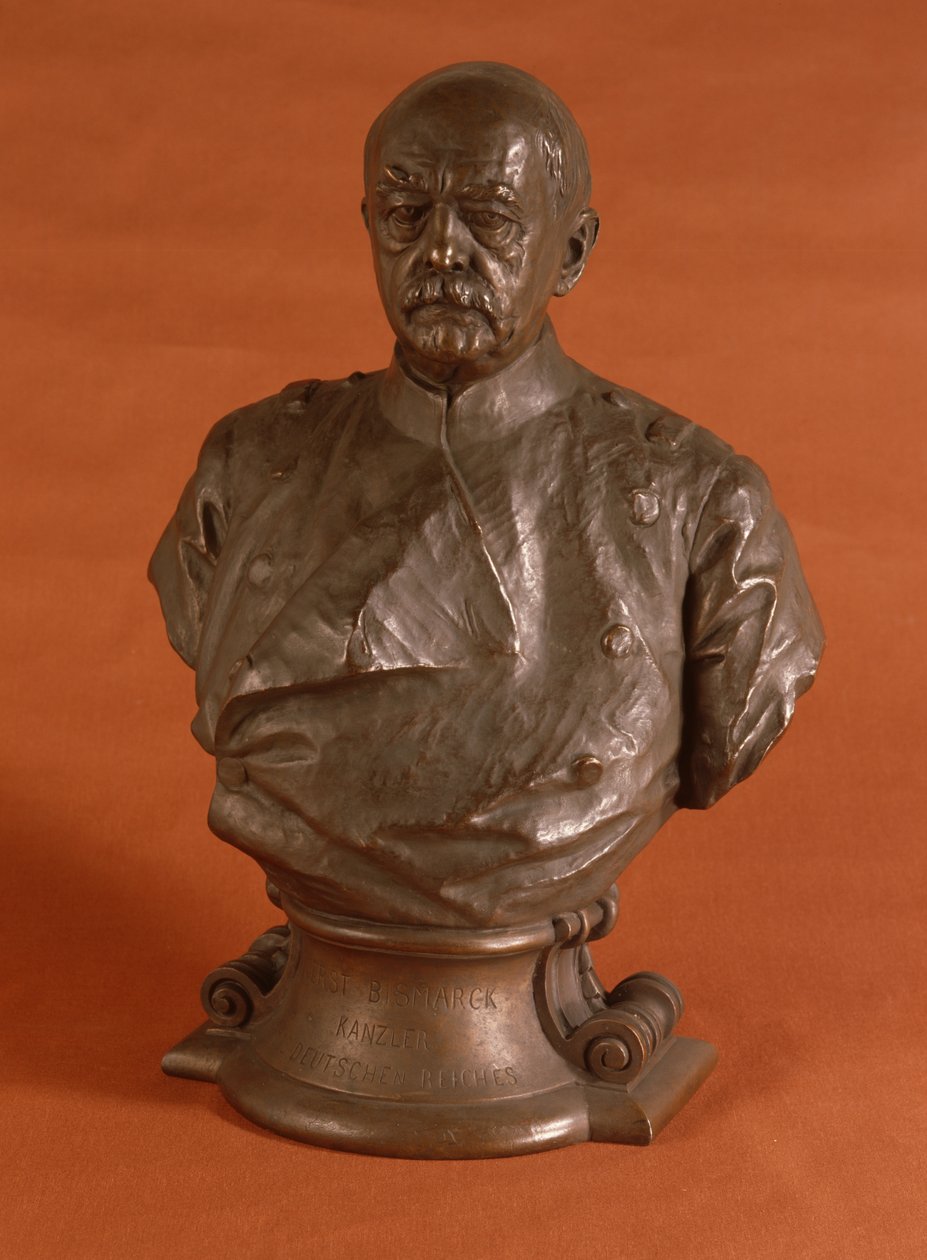 Otto von Bismarck，1886年（铜牌） 作者 莱因霍尔德·贝加斯（Reinhold Begas）