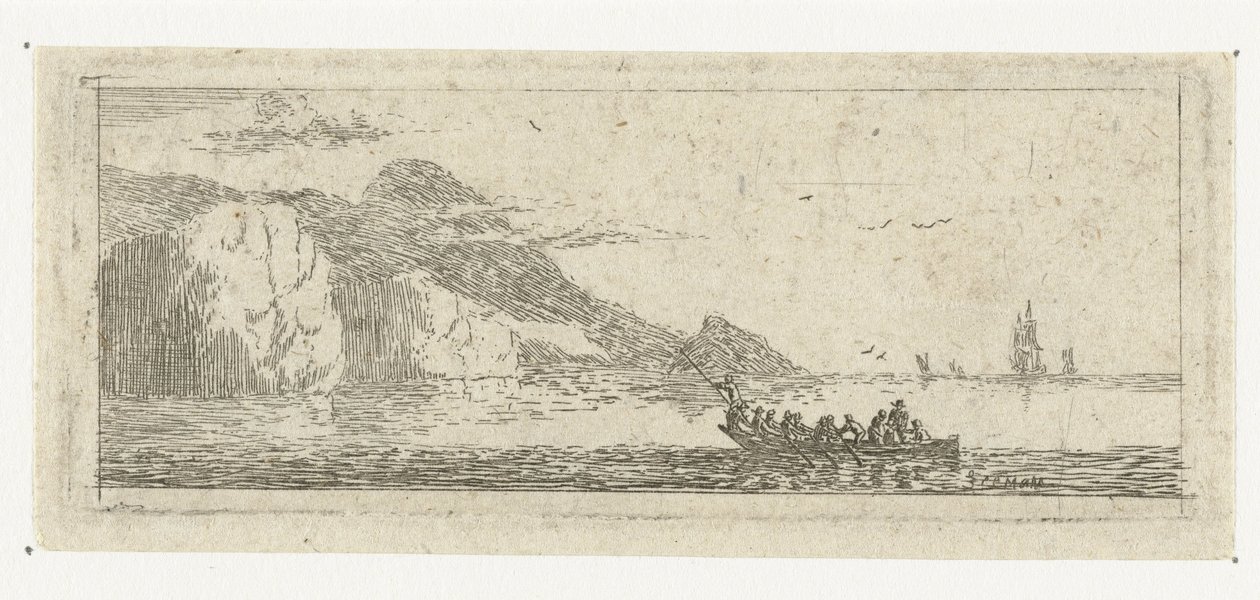 小海景与单桅帆船
小海景（系列名称） 作者 Reinier Nooms