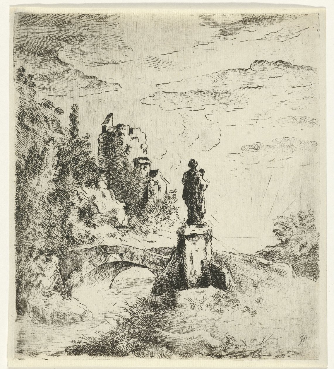 雕像桥 作者 Reinierus Albertus Ludovicus baron van Isendoorn à Blois
