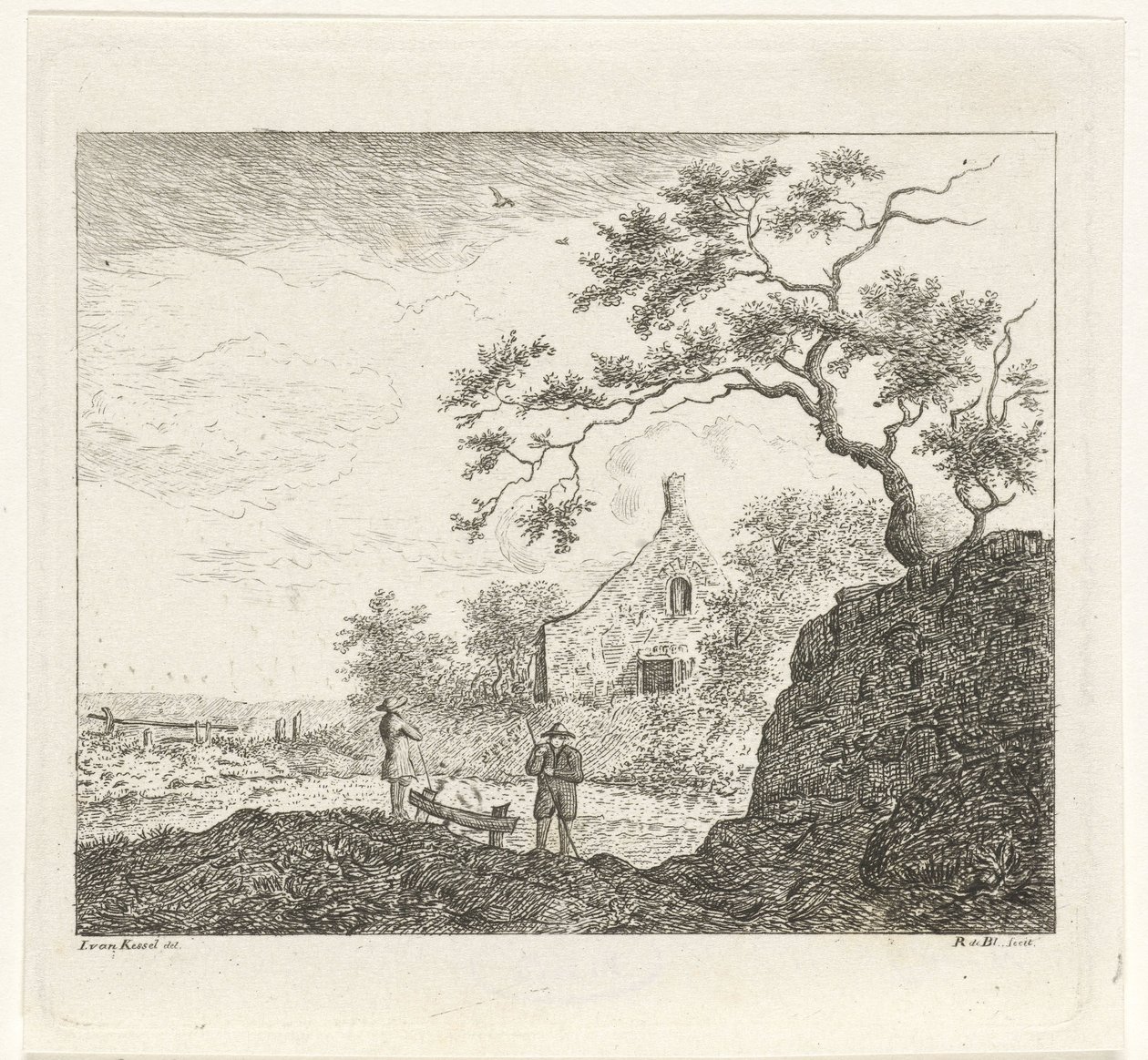 人物风景 作者 Reinierus Albertus Ludovicus baron van Isendoorn à Blois