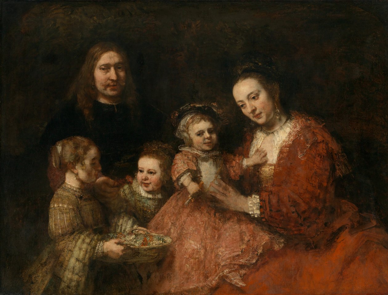 Familieportret 作者 伦勃朗·范·赖恩