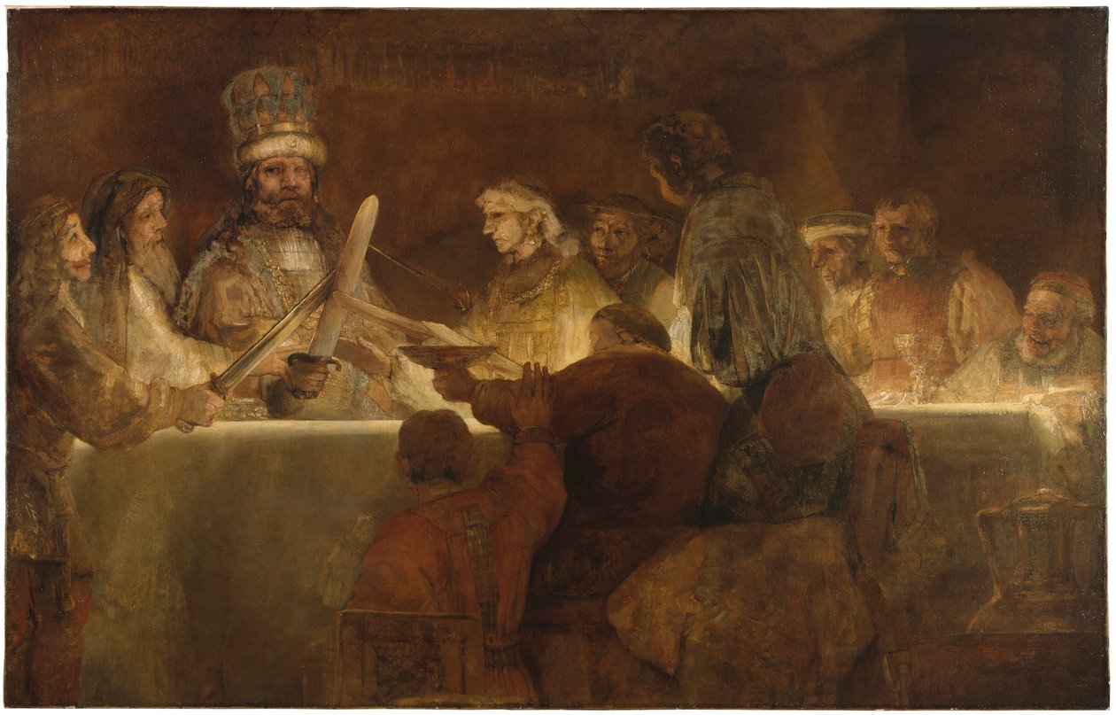 Claudius Civilis统治下的巴塔维亚人的阴谋 作者 伦勃朗·范·赖恩