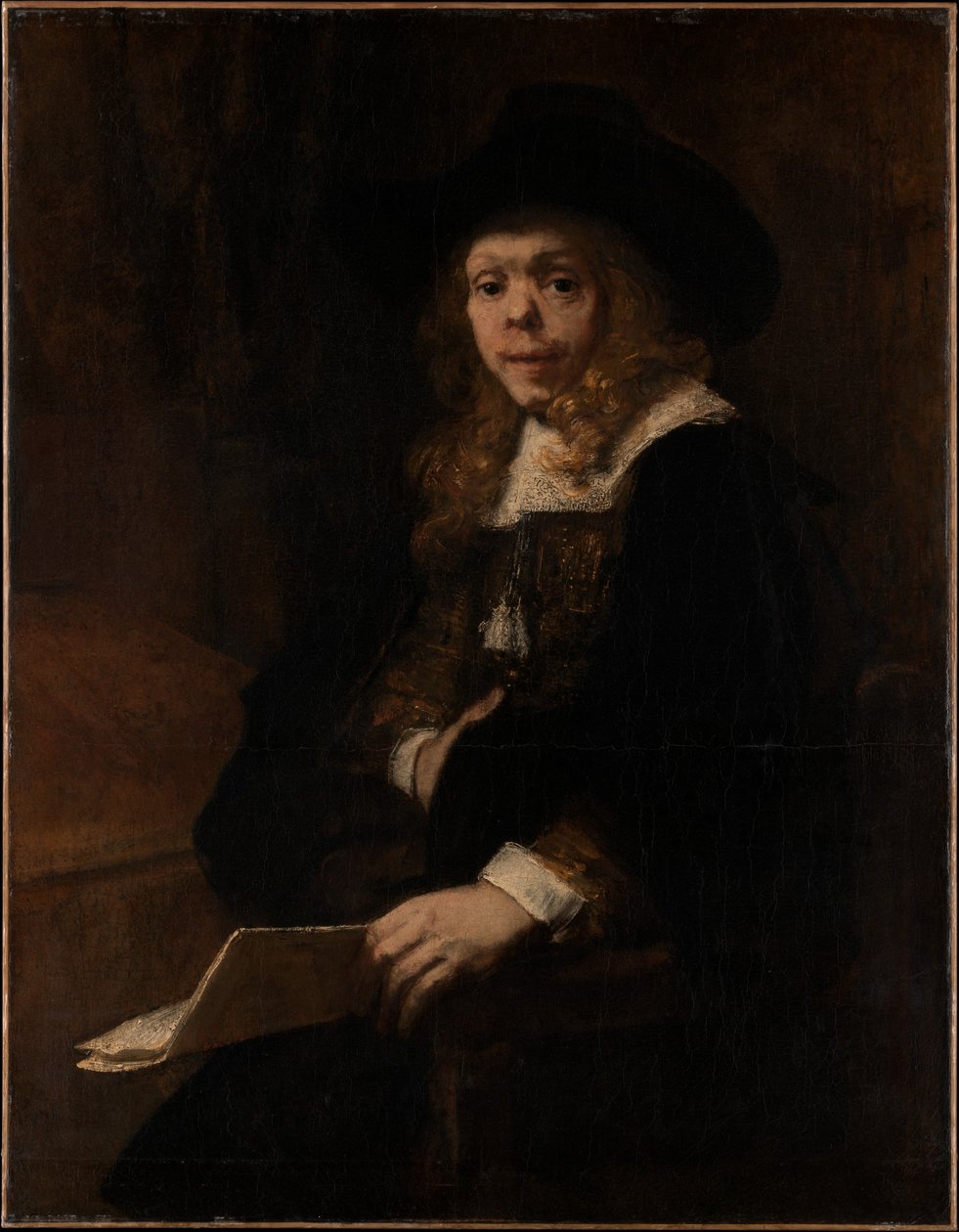 Gerard de Lairesse的肖像，1665-67 作者 伦勃朗·范·赖恩