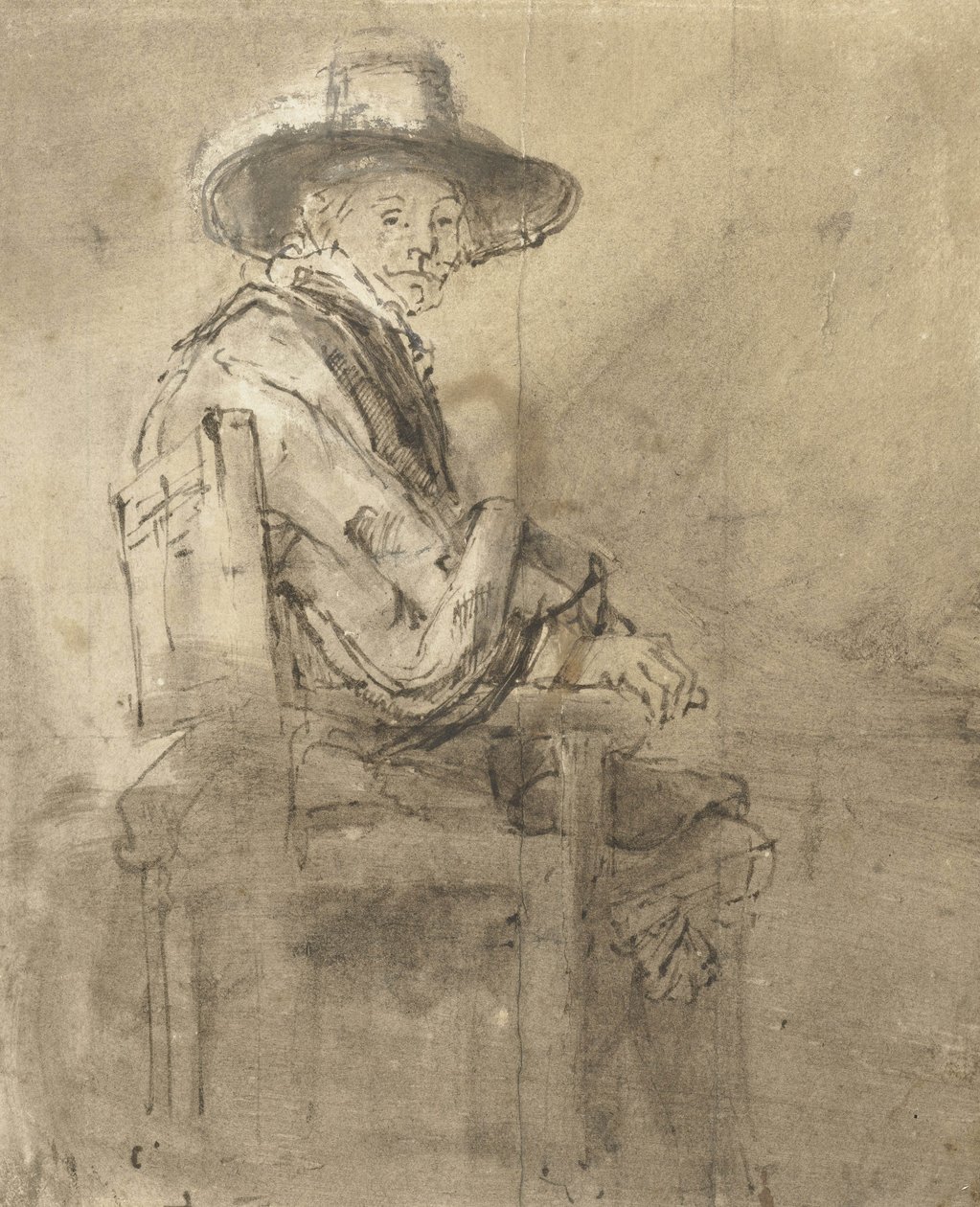 坐着的Syndic：Jacob van Loon，c.1661-62 作者 伦勃朗·范·赖恩