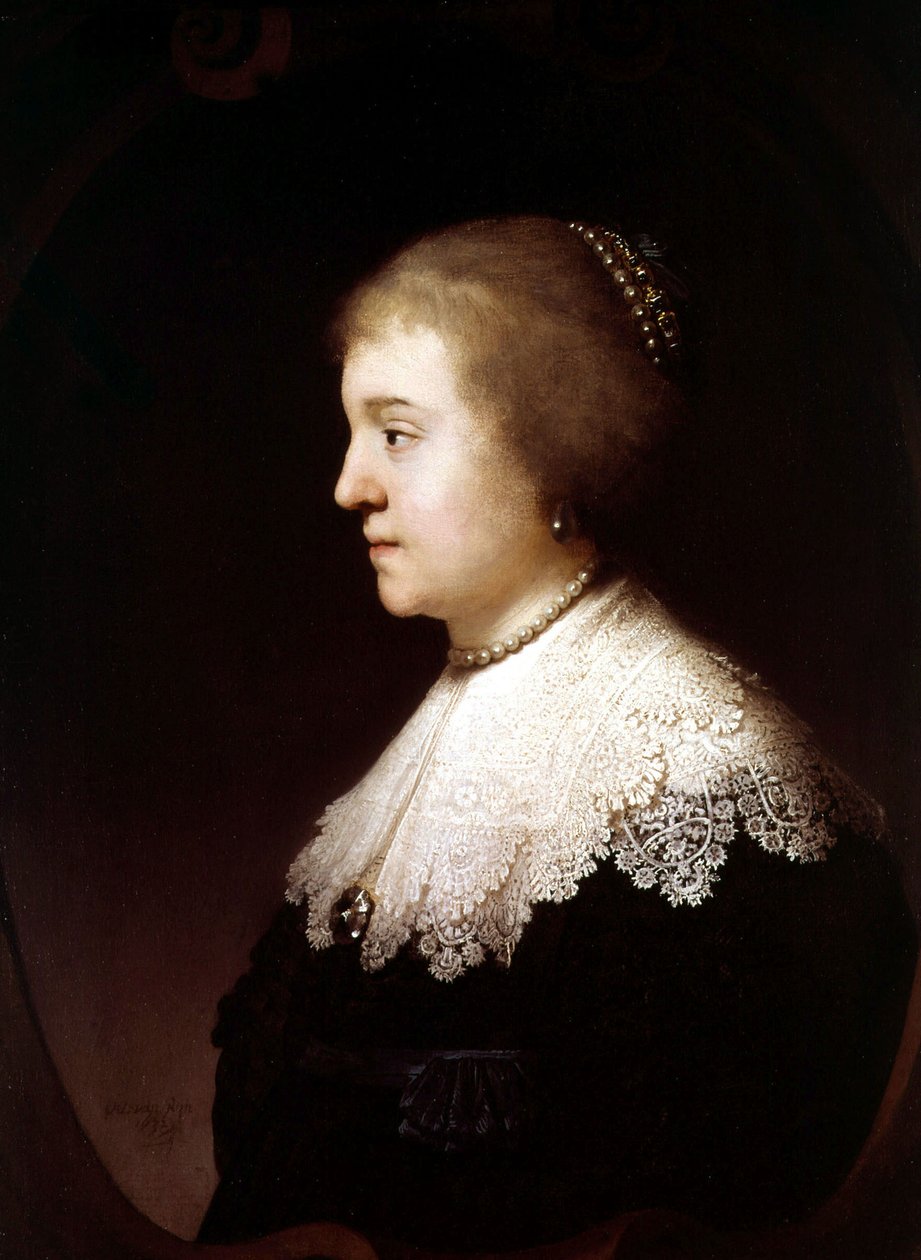 Amalia of Solms，1632 作者 伦勃朗·范·赖恩