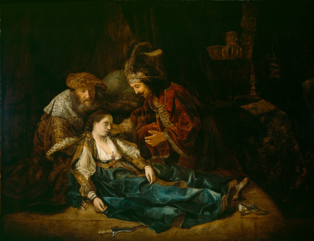 Lucretia的死亡，1640年代中期 作者 伦勃朗·范·赖恩