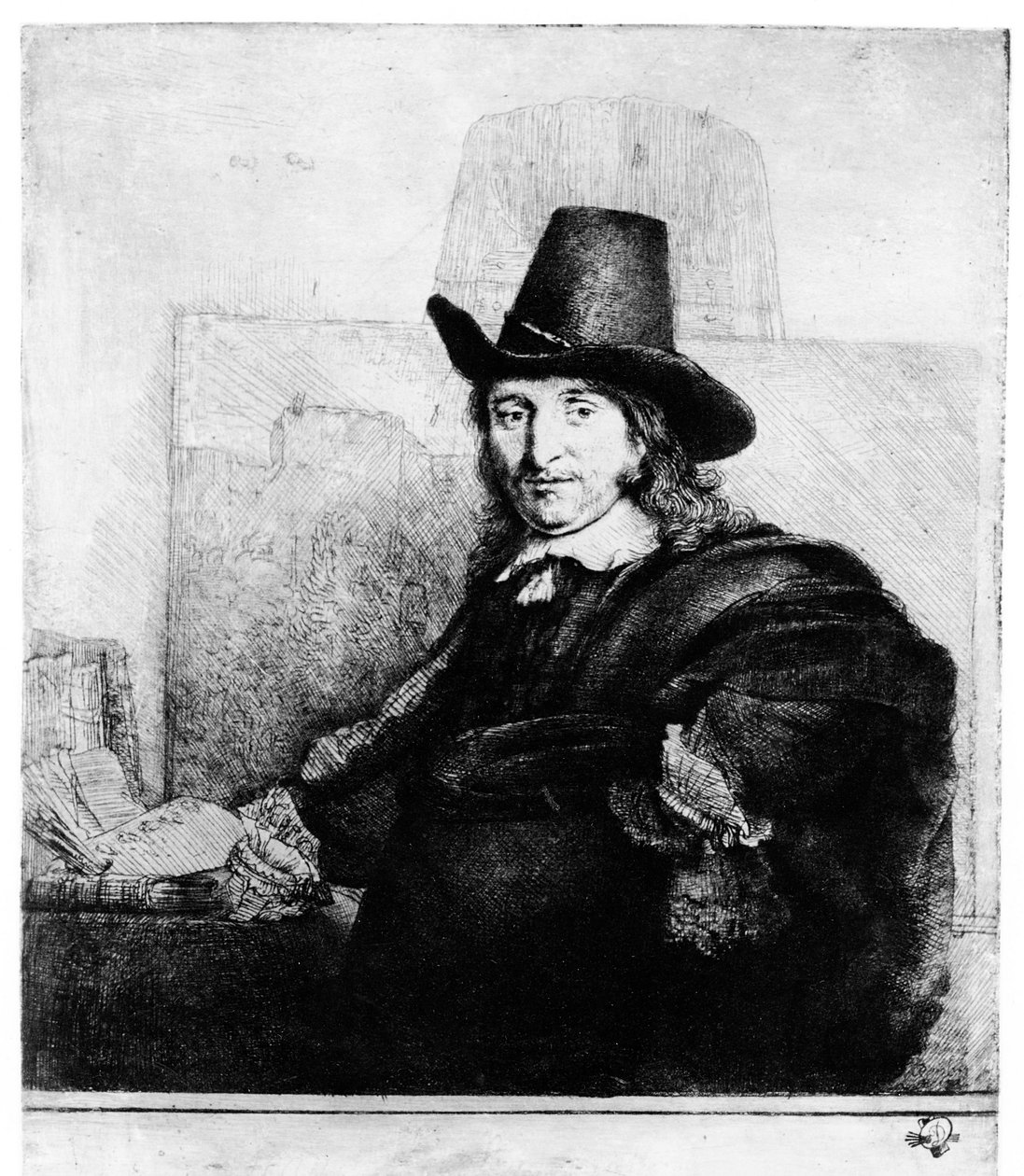 Jan Asselyn，c.1647 作者 伦勃朗·范·赖恩