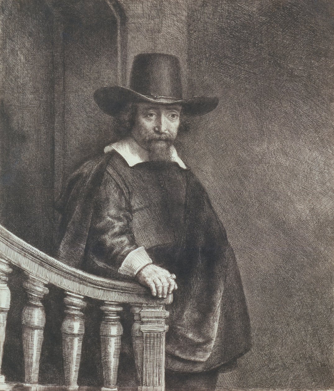 Ephraim Bueno画象，医师 作者 伦勃朗·范·赖恩