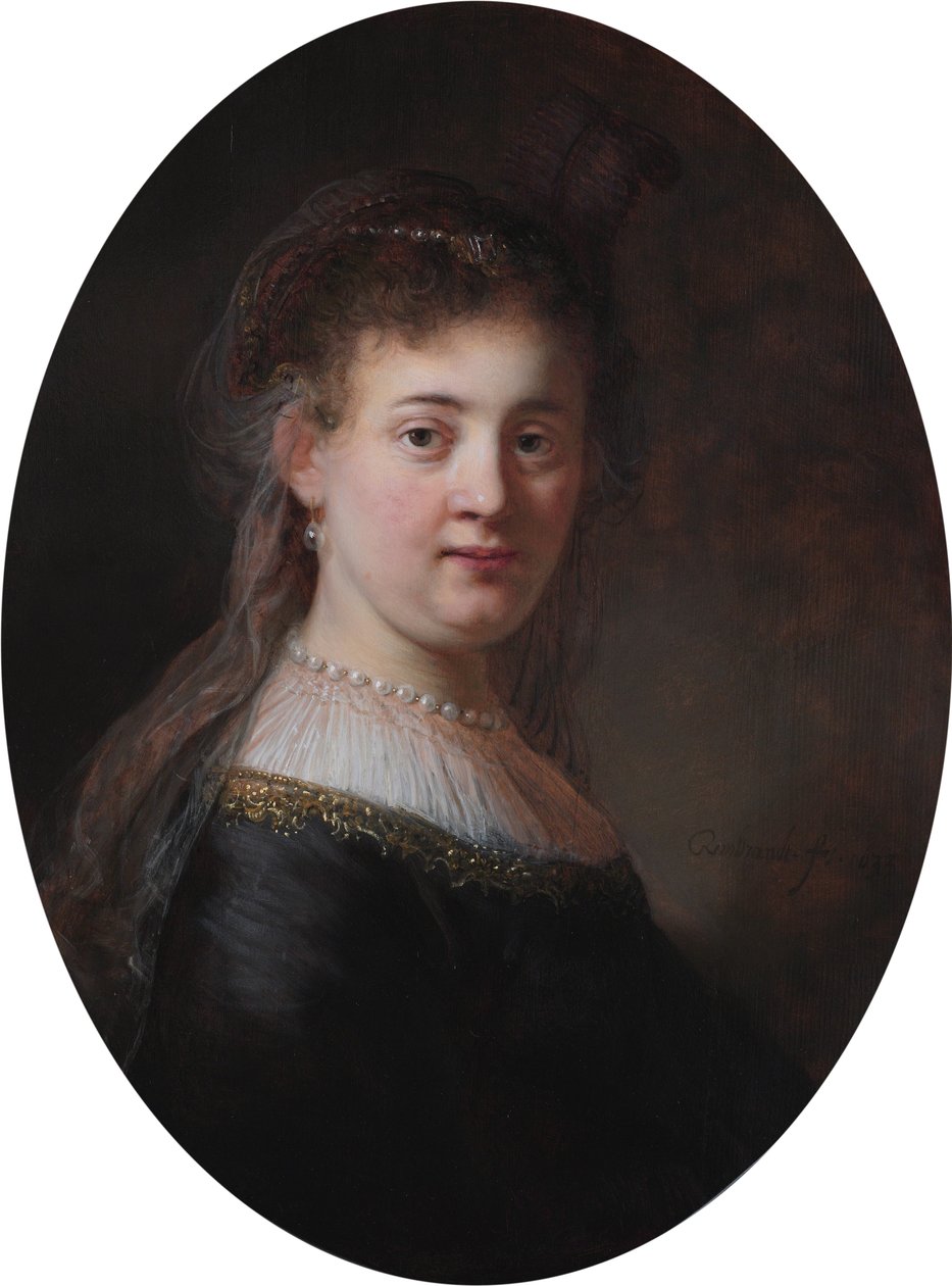 Saskia van Uylenburgh画象 作者 伦勃朗·范·赖恩