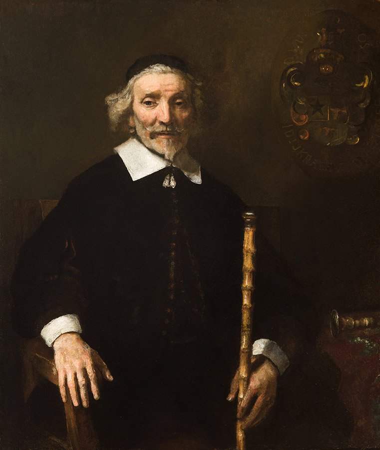 Dyke Reeve Dirck van Os的肖像 作者 伦勃朗·范·赖恩