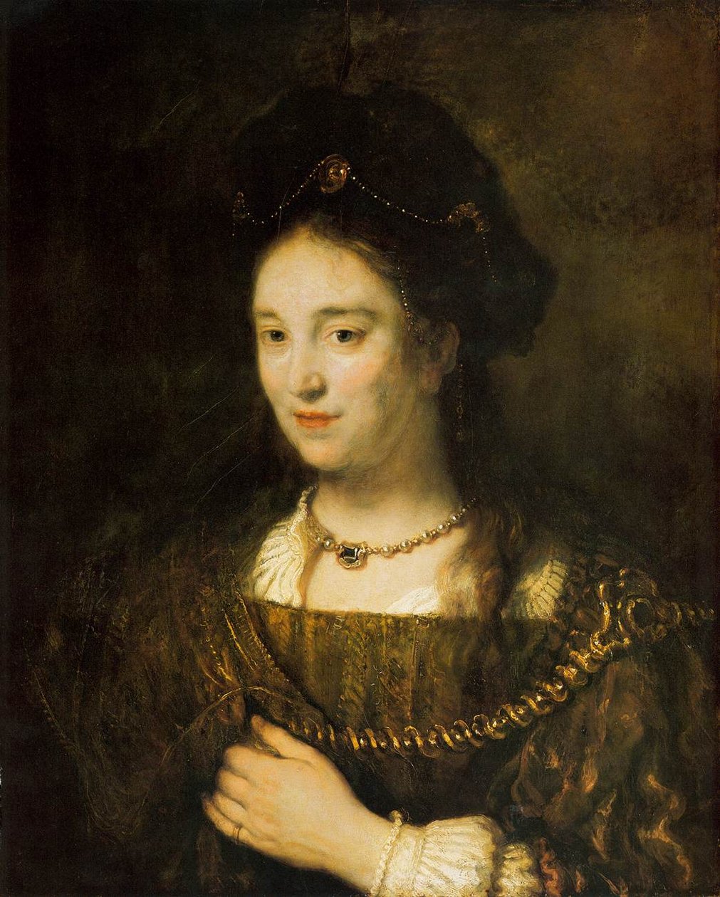 Saskia van Uylenburgh 作者 伦勃朗·范·赖恩