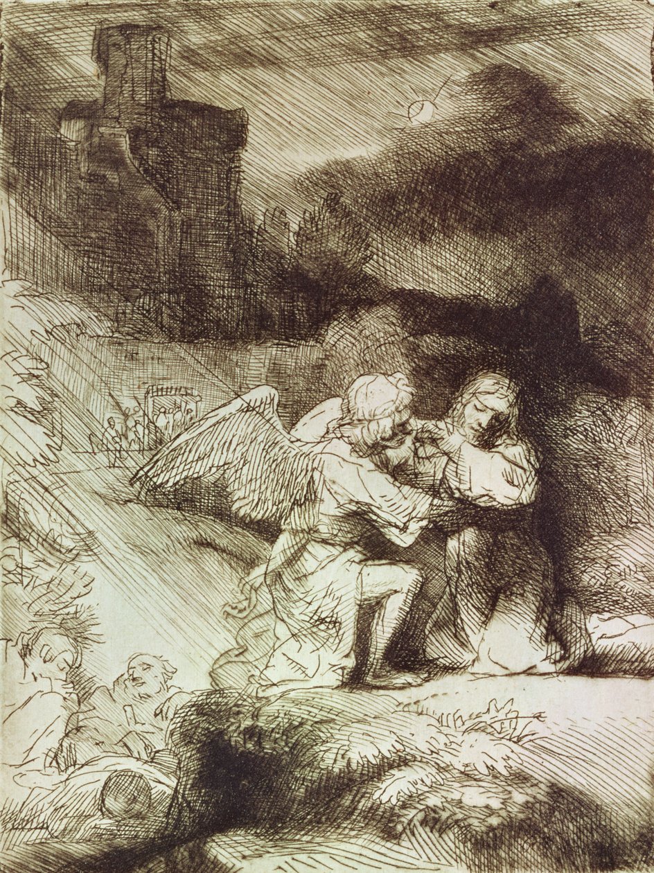 花园里的痛苦 作者 伦勃朗·范·赖恩