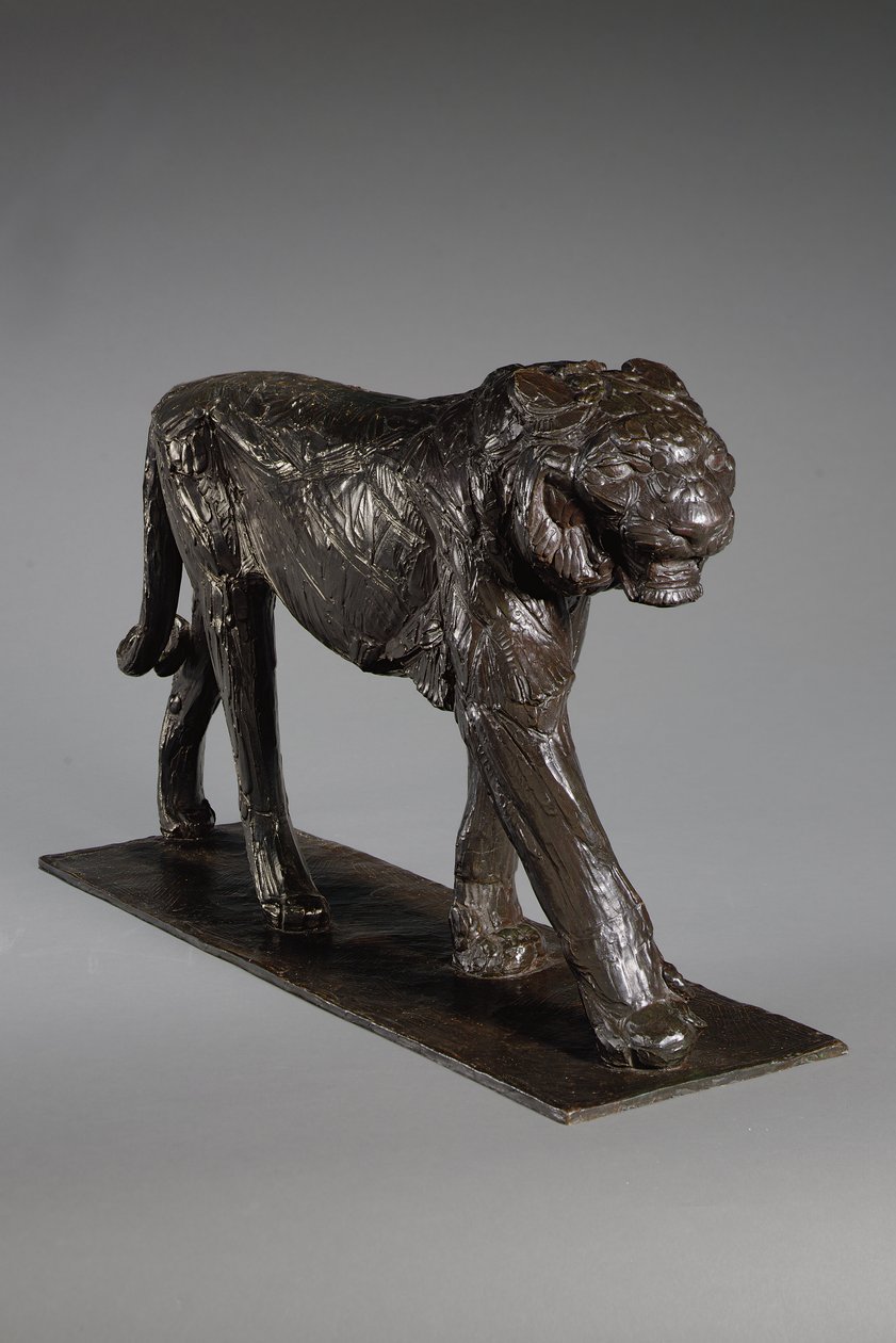 大帝虎；皇家大提格雷（crand Tigre Royal），约于1913年（青铜色和深棕色铜绿） 作者 伦勃朗·布加迪