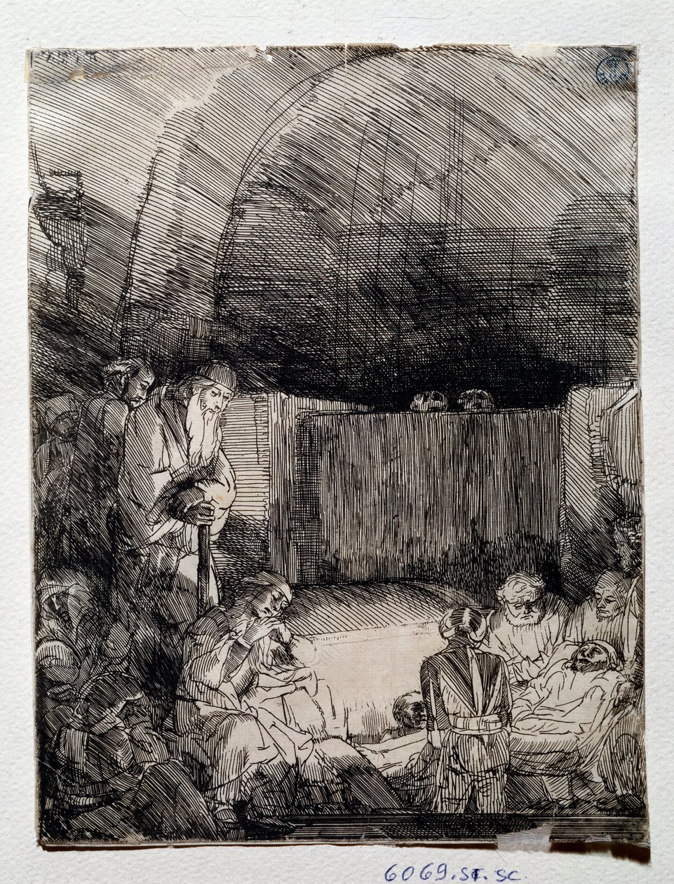 Exhibition of the body of the redeemer Drawing by Rembrandt Harmenszoon van Rijn (1606-1669) Florence, Uffizi (Offices), Gabinetto Disegni e Stampe 作者 伦勃朗·范·赖恩