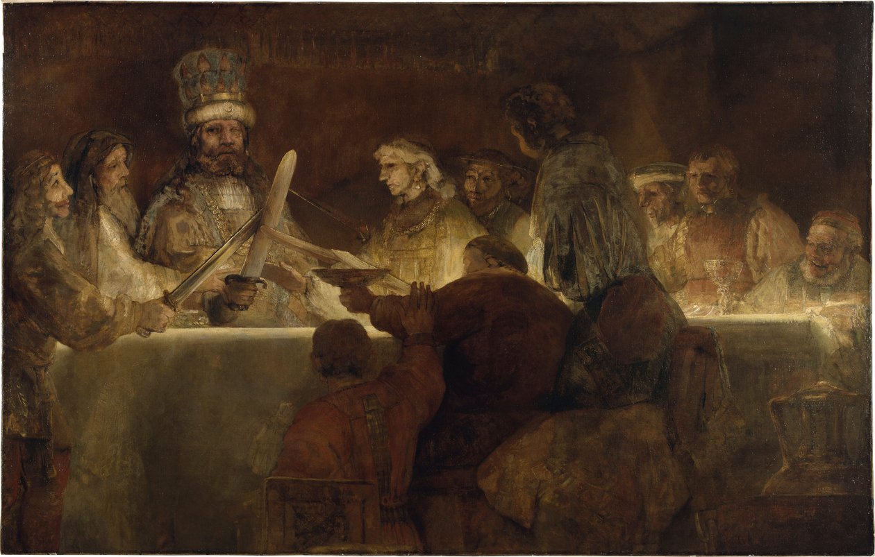 La revolte de Claude Civilis (Claudius Civilis, Gaius Julius Civilis 作者 伦勃朗·范·赖恩