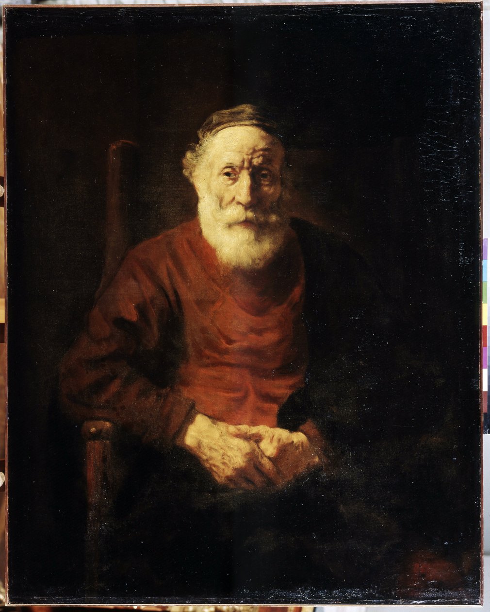 红衣老人肖像》（Portrait d