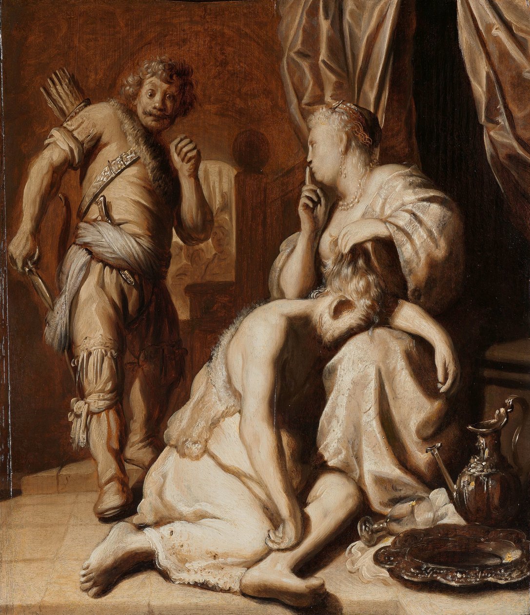 参孙和大利拉 作者 Rembrandt van Rijn (归因于)
