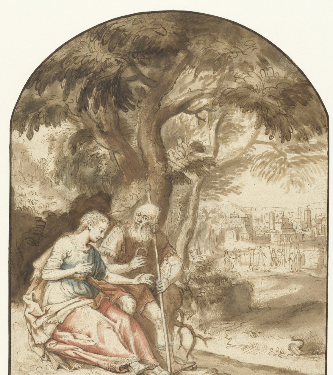 犹大和他玛 作者 Rembrandt van Rijn (学校)