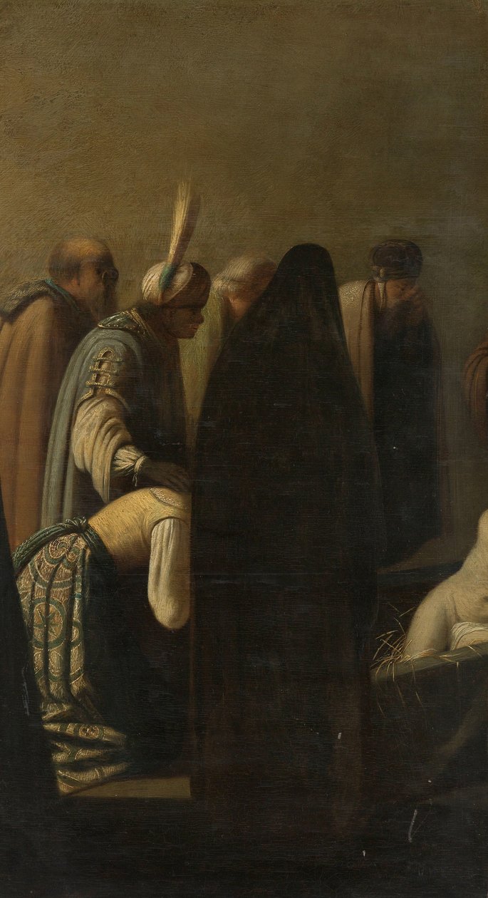 拉撒路的复活 作者 Rembrandt van Rijn (学校)
