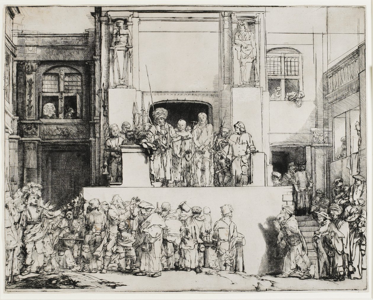1655年基督向人民（Ecce Homo）提出 作者 伦勃朗·范·赖恩