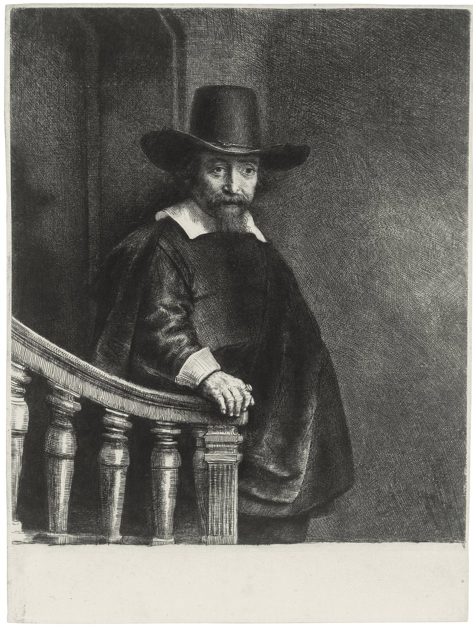 以弗琳布宜诺（Ephraim Bueno），犹太医师，1647年 作者 伦勃朗·范·赖恩