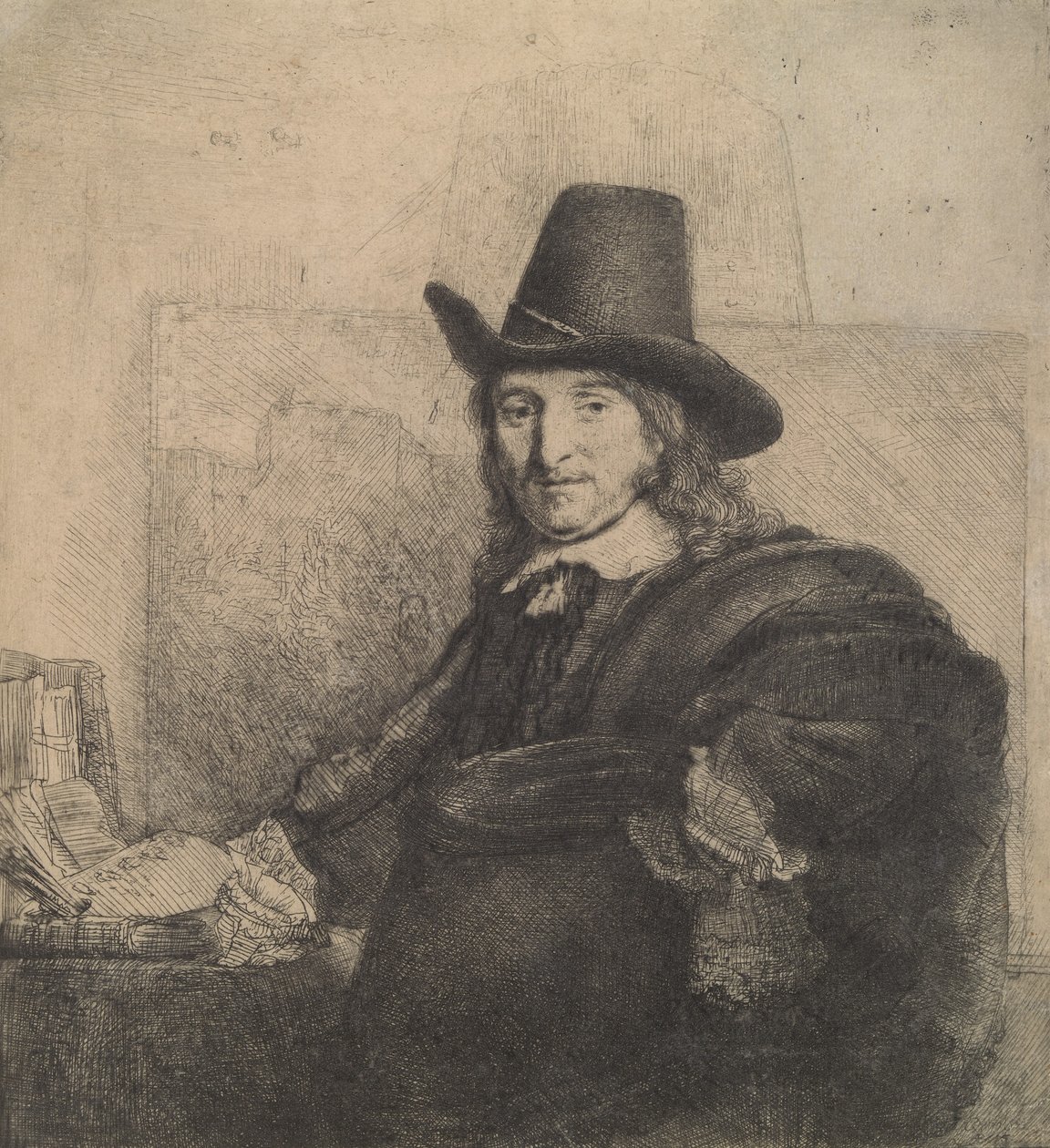 Jan Asselijn, Painter Krabbetje, 约1647., c. 1647. 作者 伦勃朗·范·赖恩