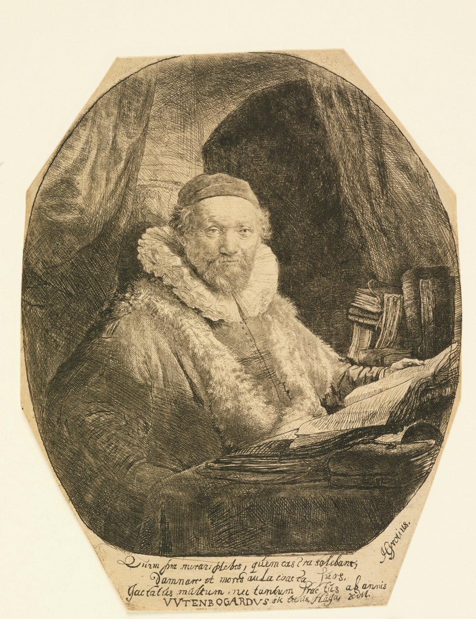 Jan Uytenbogaert，传道人 作者 伦勃朗·范·赖恩