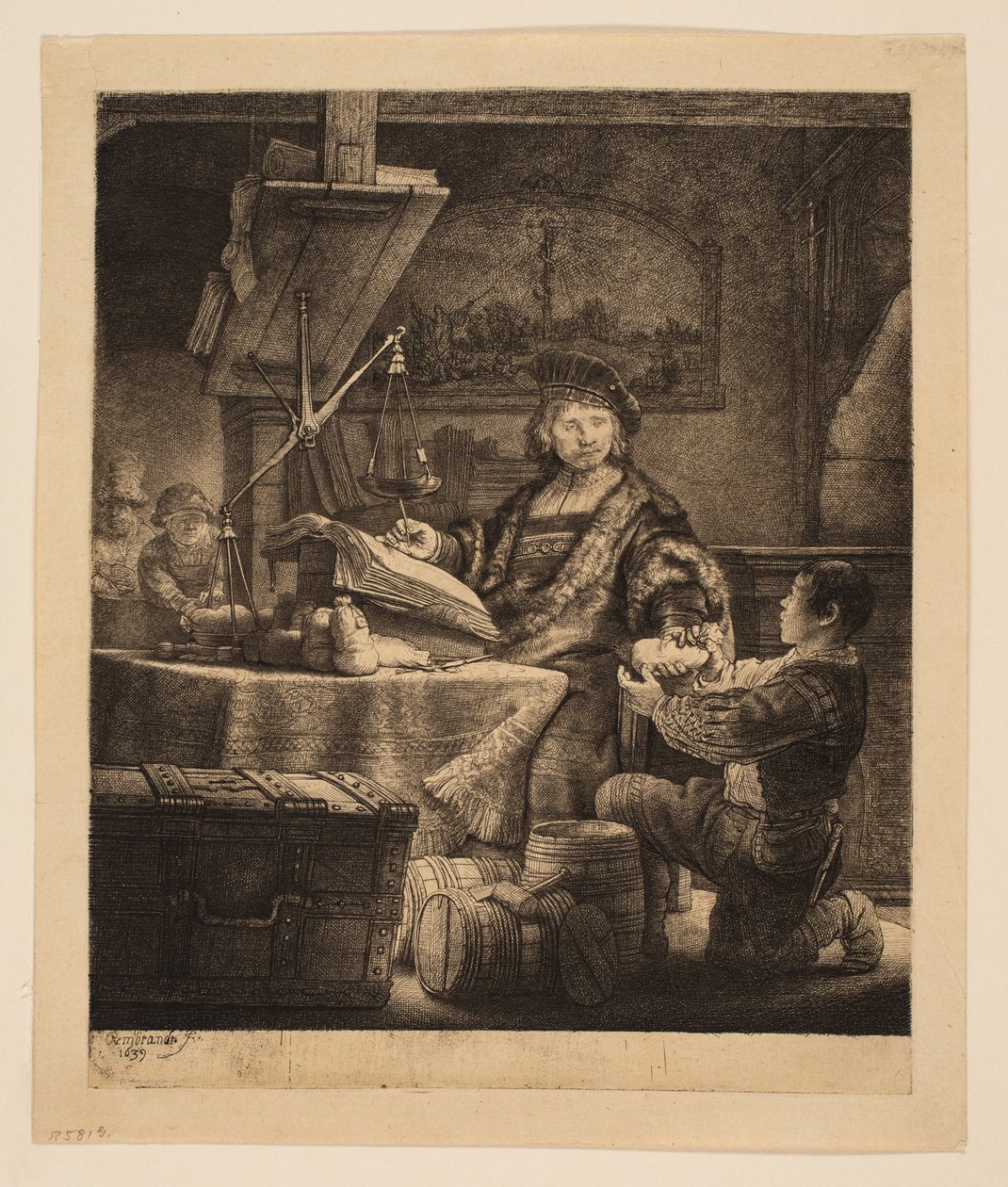 Jan Uytenbogaert，破产管理人（"黄金斗士） 作者 伦勃朗·范·赖恩