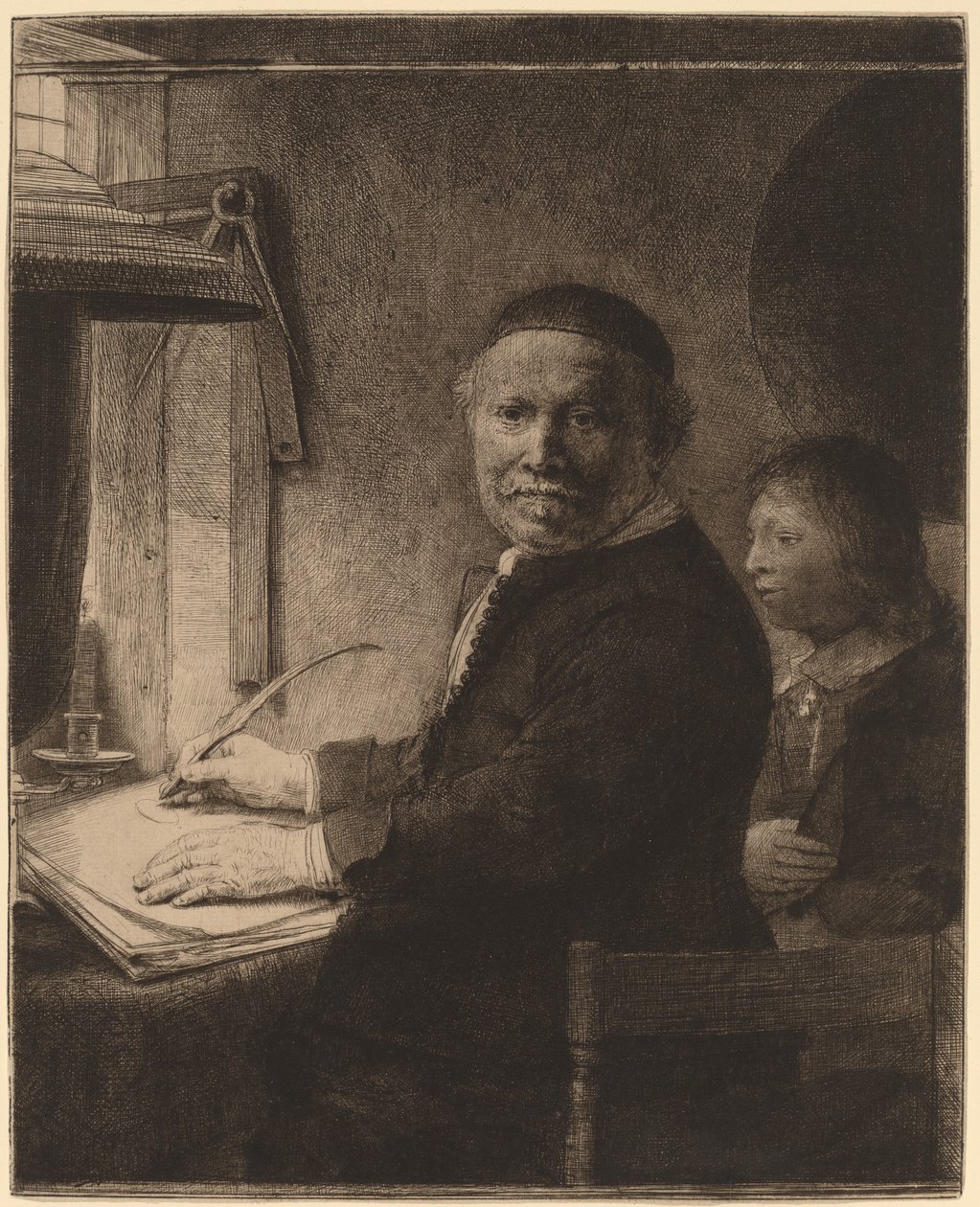 Lieven Willemsz van Coppenol：小板块 作者 伦勃朗·范·赖恩