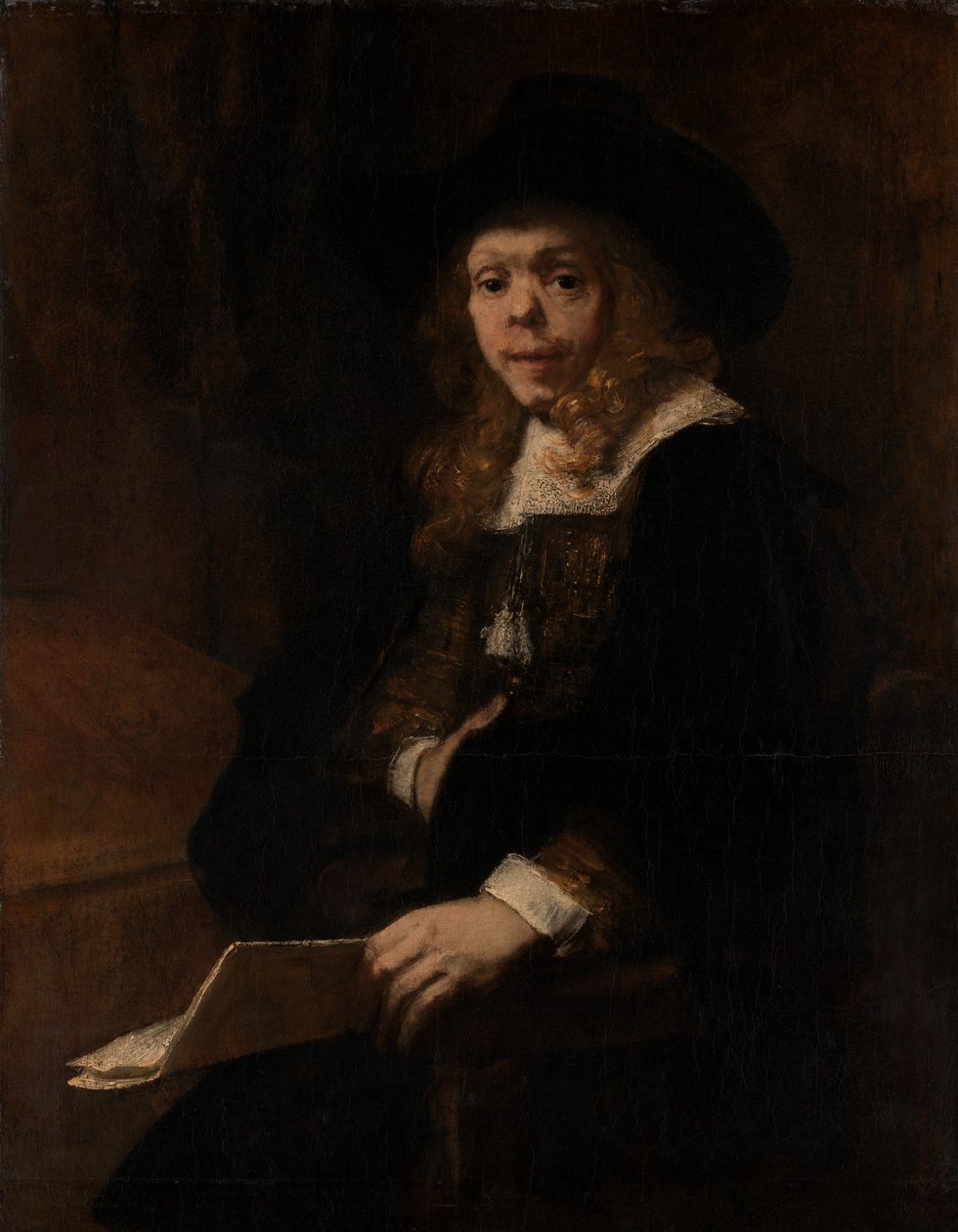 Gerard de Lairesse肖像，1656-67年。 作者 伦勃朗·范·赖恩