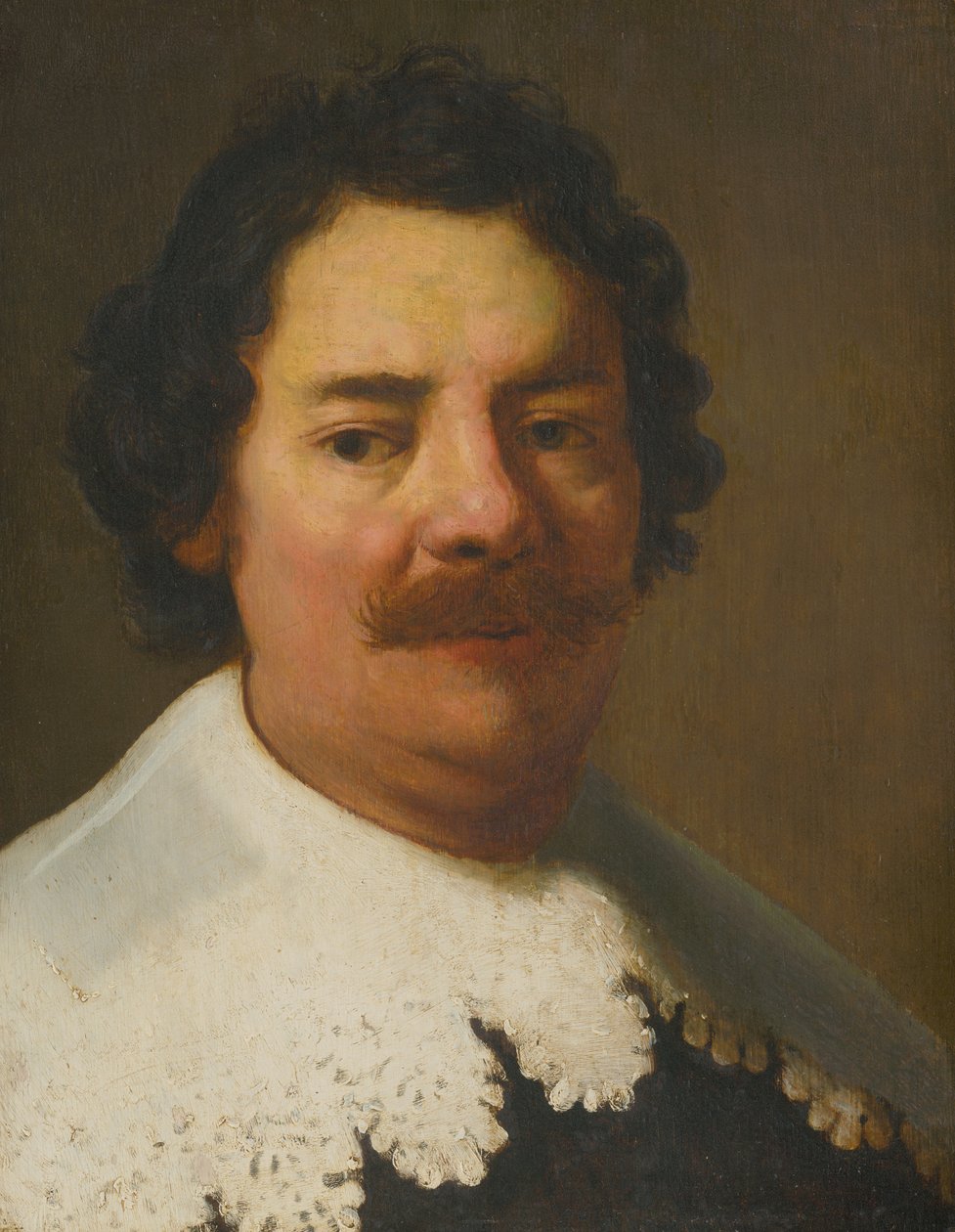 威廉·伯奇格拉夫（Willem Burchgraeff）的画像，十七世纪。 作者 伦勃朗·范·赖恩