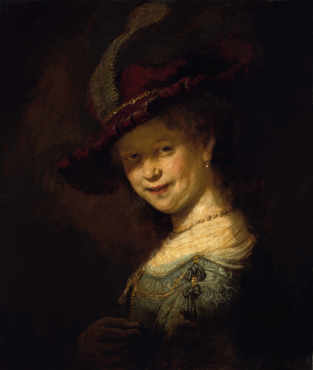 Saskia van Uylenburgh饰演Girl 作者 伦勃朗·范·赖恩
