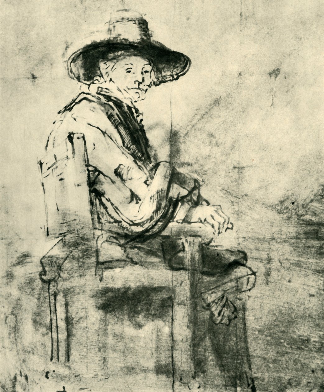 坐下的集团：雅各布·范·隆（Jacob van Loon），c.1661-1662，1943 作者 伦勃朗·范·赖恩