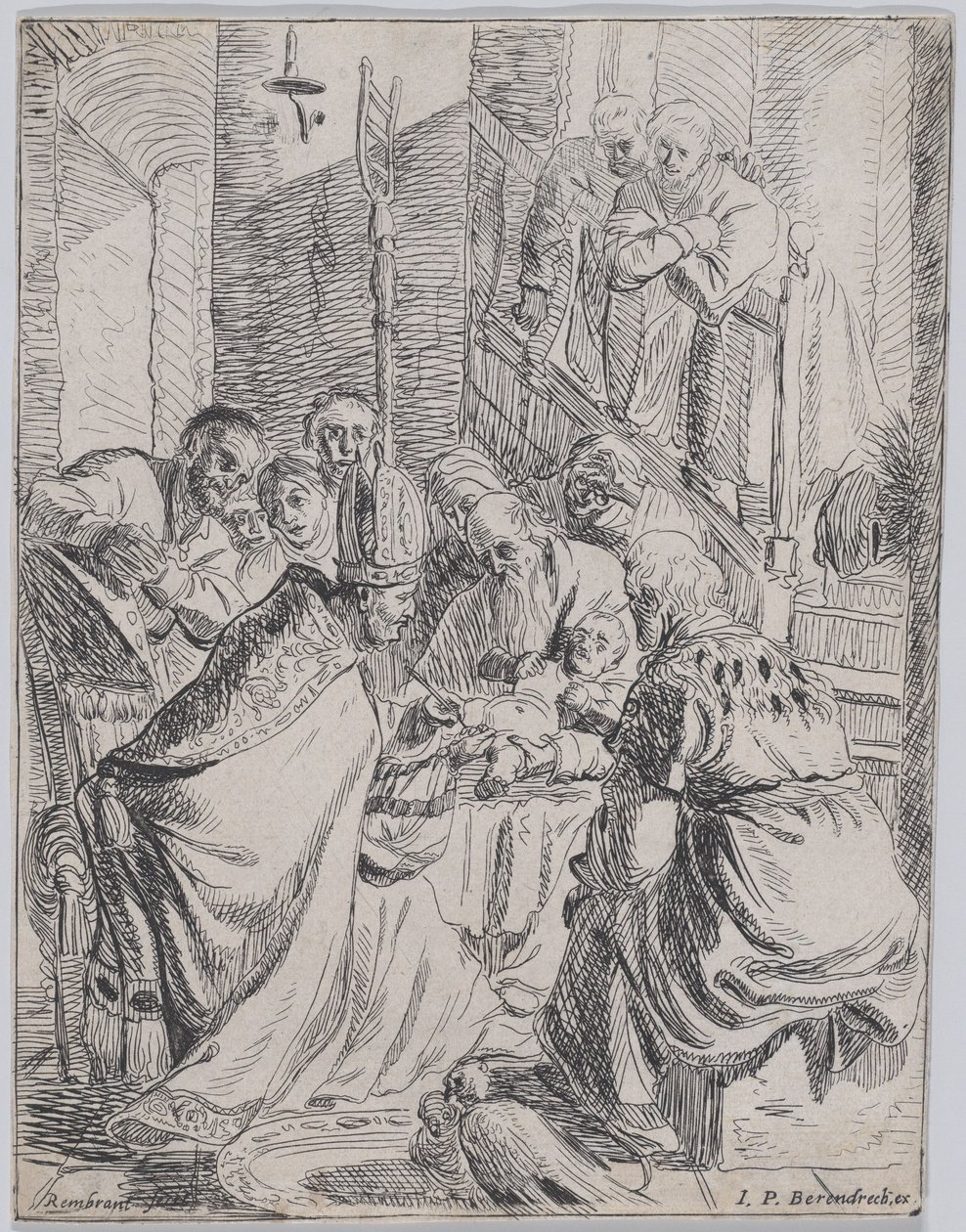 The Circumcision, ca. 1625., ca. 1625. 作者 伦勃朗·范·赖恩