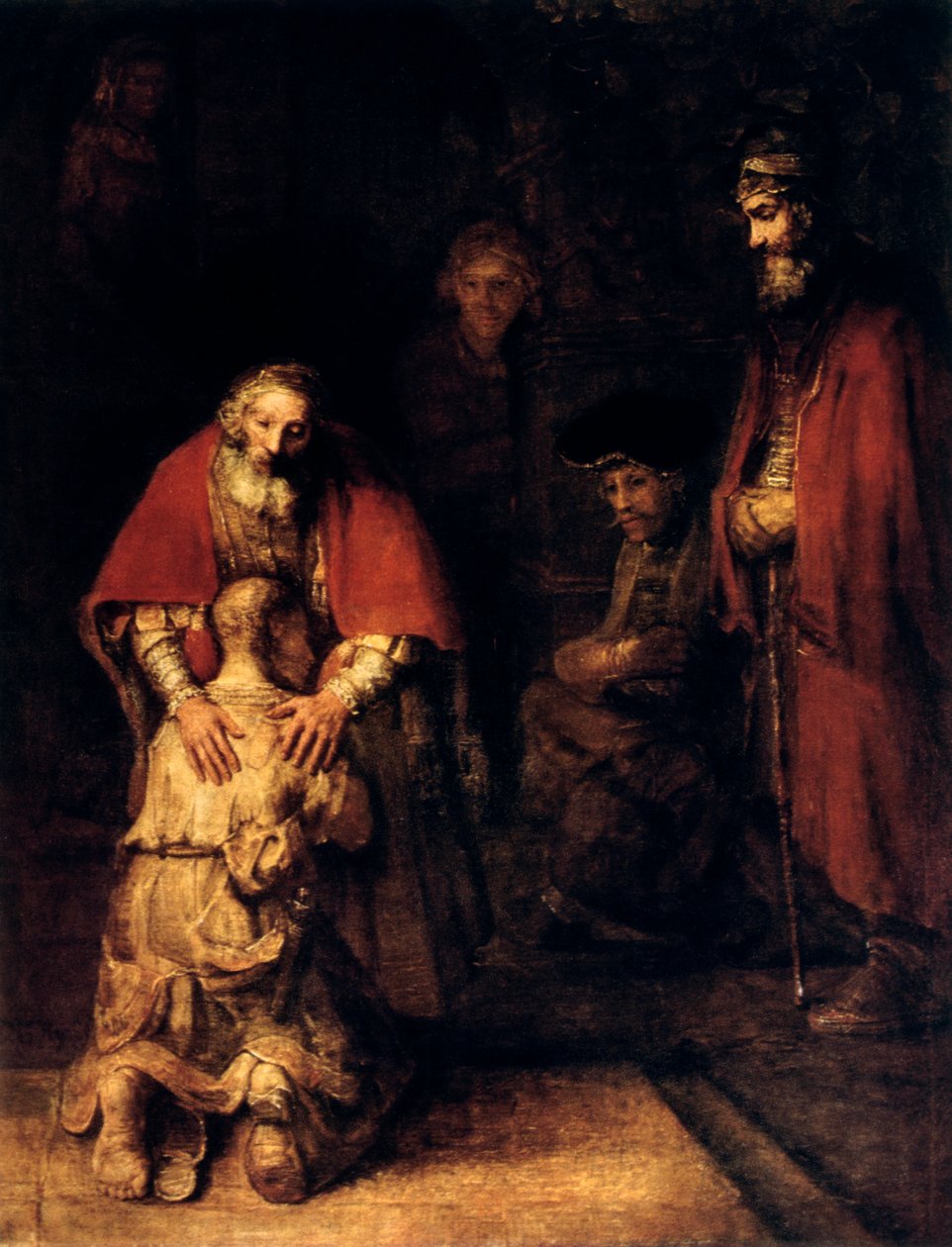 败家子的归来，c1668 作者 伦勃朗·范·赖恩