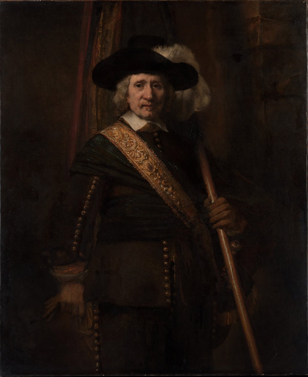 标准持票人，Floris Soop，1654 作者 伦勃朗·范·赖恩