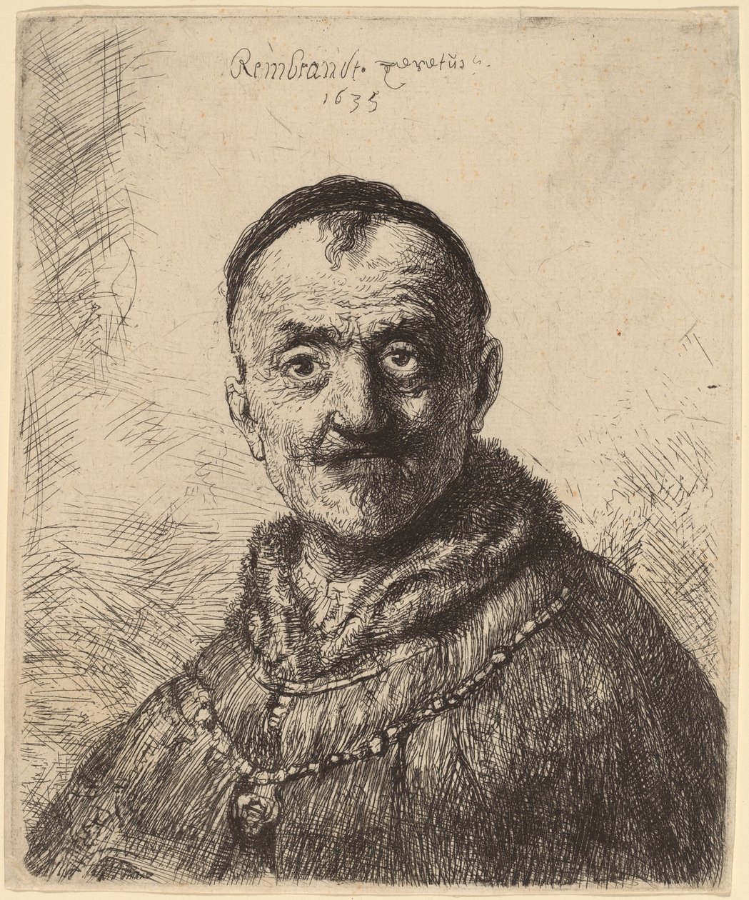 第一个东方头像 作者 Rembrandt van Rijn 和伦勃朗工作室