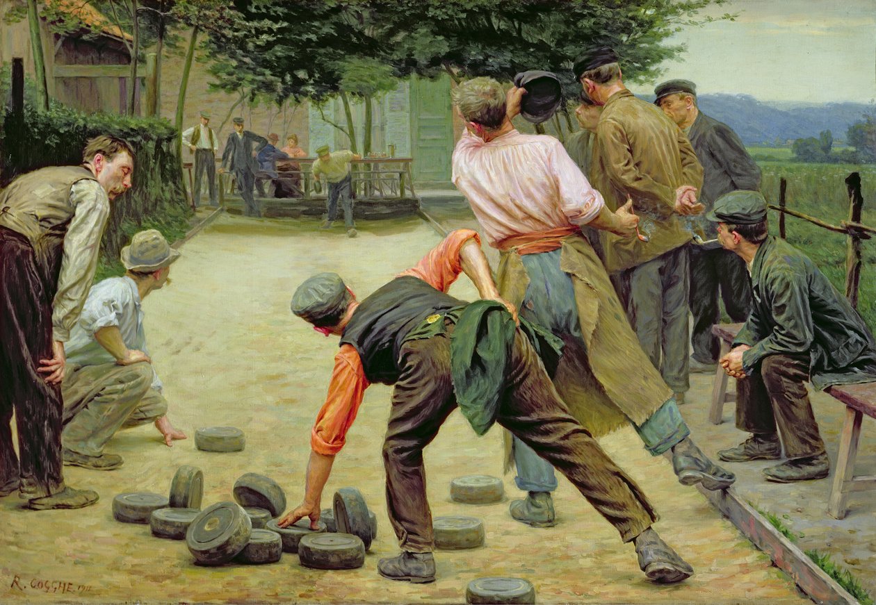 1911年佛兰德斯的Bourles游戏 作者 雷米·科格（Remy Cogghe）